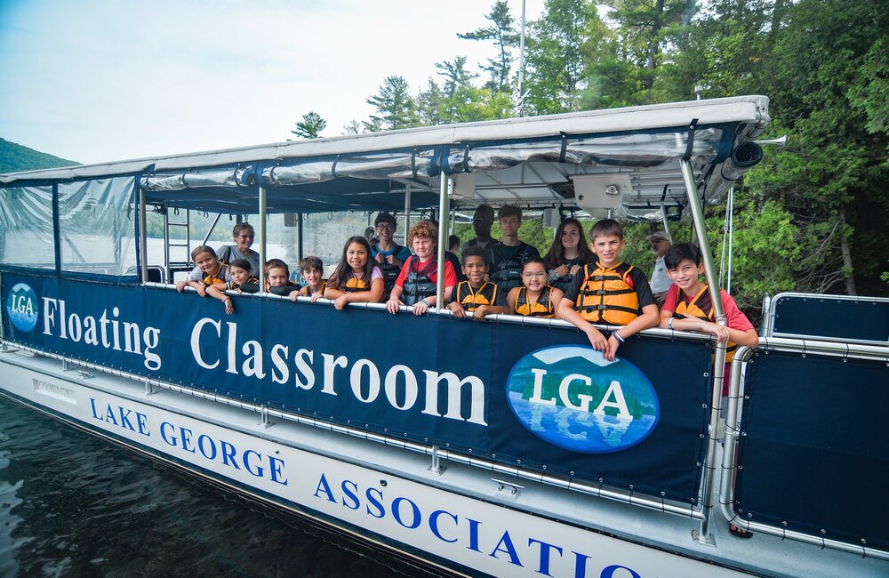 PROVIDED BY LAKE GEORGE ASSOCIATION/Lake George Association's Floating Classroom.
